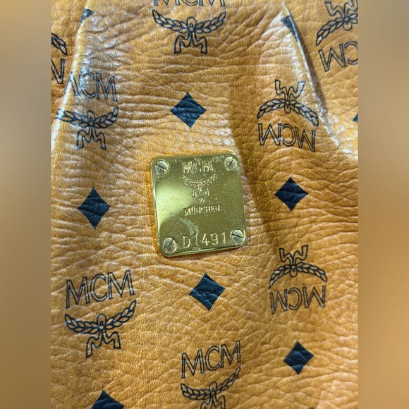 MCM Visetos Cognac Bag - Picture 9 of 11